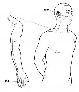 Emplacements des méridiens